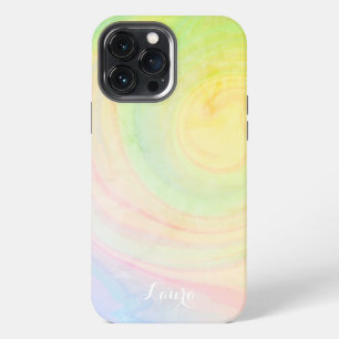 Pretty Pastel Abstract Stylish Trendy Inspirivity  iPhone 13 Pro Max Case