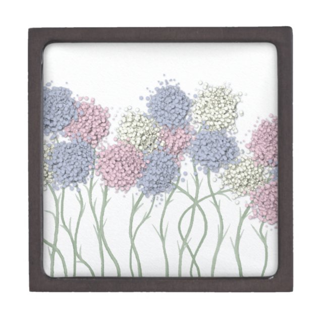 Pretty Pastel Coloured Flowers Gift Box (Front)