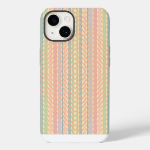 Pretty Pastel Diamond Pattern iPhone 14 Case