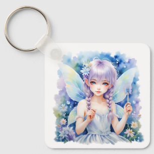 Pretty Pastel Fairy Keychain