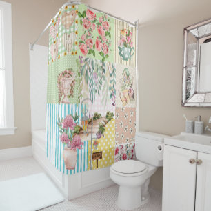 Pretty pastel floral and mix pattern muticolor