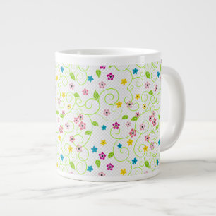 Pretty Pastel Flowers Specialty Mug