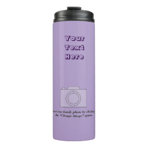 Pretty Pastel Lilac / Lavender / Purple Thermal Tumbler