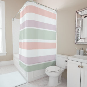 Pretty pastel pattern pink green violet stripes