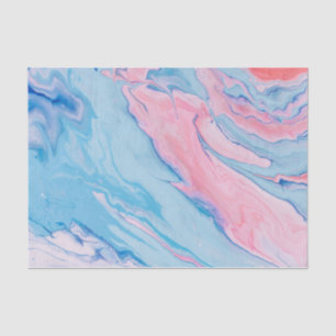 Pretty pastel poured paint tissue paper