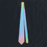 Pretty Pastel Rainbow Gradient Neck Tie<br><div class="desc">Beautiful pastel gradient design,  perfect for your wedding or any special occasion! It’s a perfect subtle way to add some pretty rainbow colours to your elegant event!

Designed by full-time artist Kelsey Lovelle. Let me know if you’d like anything customized!</div>