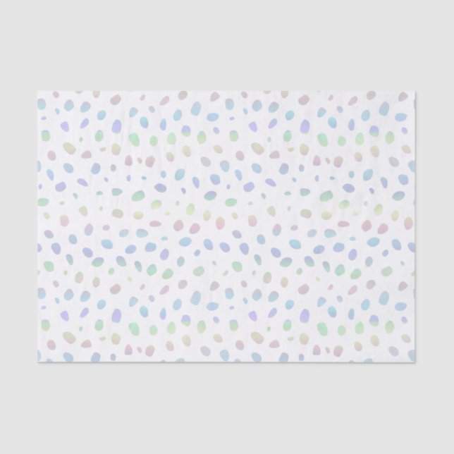 Pretty Pastel Spots Tissue Paper (Front)