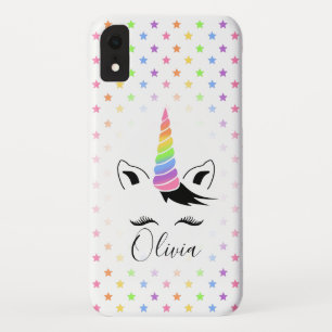 Pretty Pastel Unicorn iPhone XR Case