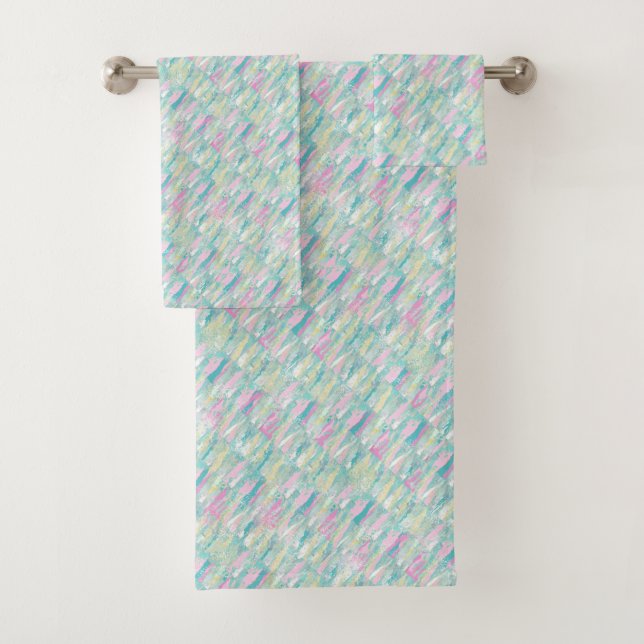Pretty Pastels Bath Towel Set (Insitu)