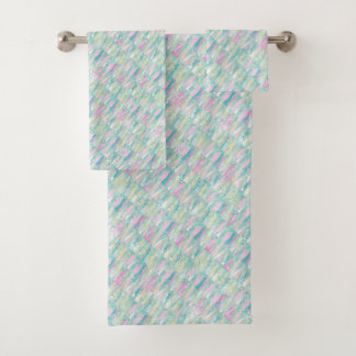 Pretty Pastels Bath Towel Set