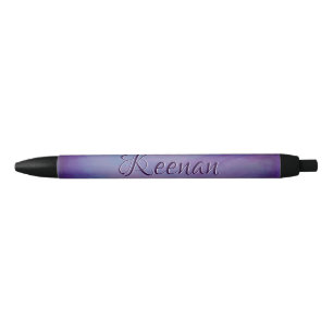 Pretty Pastels   Cute Pink Cloud Purple Blue Sky Black Ink Pen