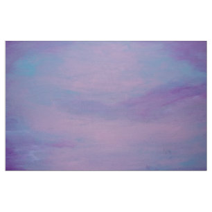 Pretty Pastels Cute Pink Cloud Purple Blue Sky Fabric