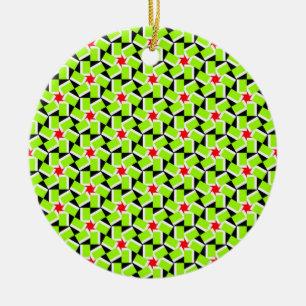 Pretty Pattern 01 Ceramic Ornament