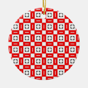 Pretty Pattern 04 Ceramic Ornament