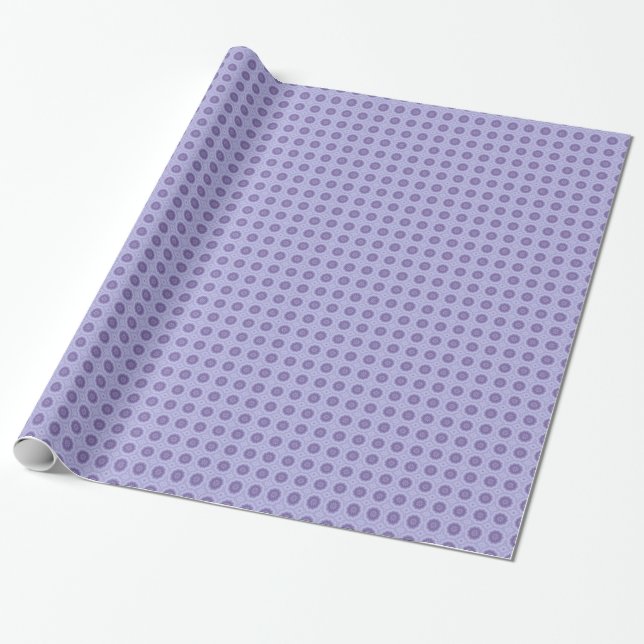 Pretty Pattern in Lavender #2 Wrapping Paper (Unrolled)