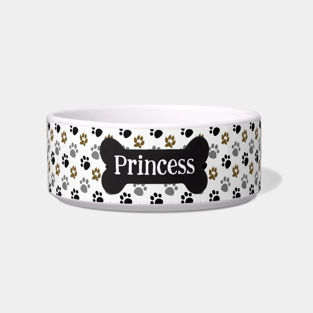 Pretty Paws Personalize Bowl (Front)