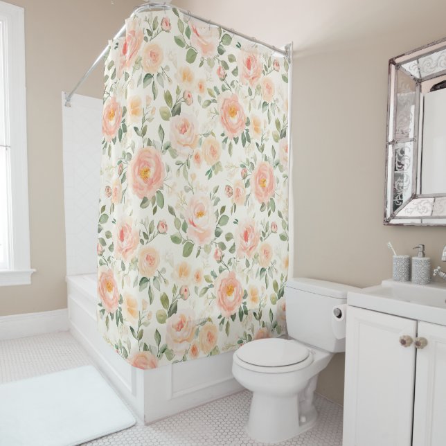 Pretty Peach Flowers Bridal Shower (In Situ)