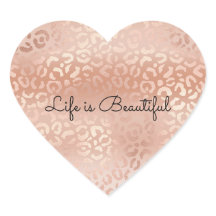 Pretty Peach Leopard Print