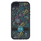 Pretty Peacock Colours Paisley Pattern