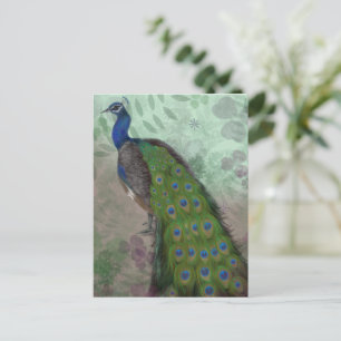 Pretty Peacock Postcard