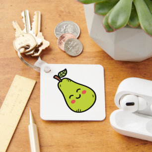 Pretty Pear Keychain