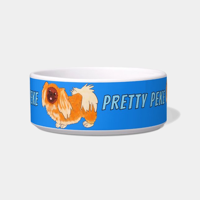 Pretty Peke Bowl (Front)