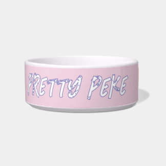 Pretty Peke Pink Bowl