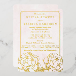 Pretty Peony Floral Bridal Shower Real