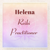 Pretty personalised Reiki Practitioner design