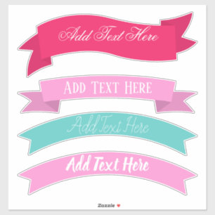 Pretty Personalized Banners