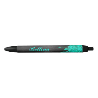 Pretty Personalized Dripping Roses Pen 