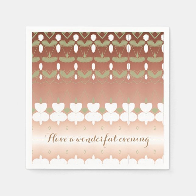 Pretty Personalized Napkins (Front)