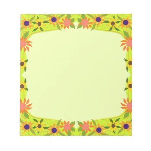 Pretty Petite Flowers You Customize Notepad