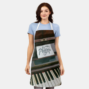 Pretty Piano Apron