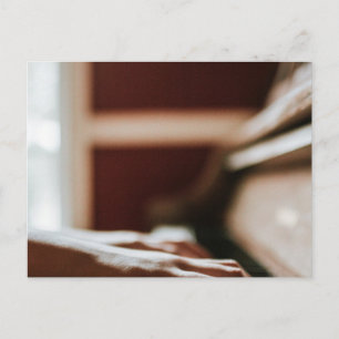 Pretty Piano Artwork Postcard