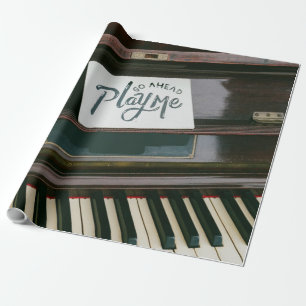 Pretty Piano Wrapping Paper