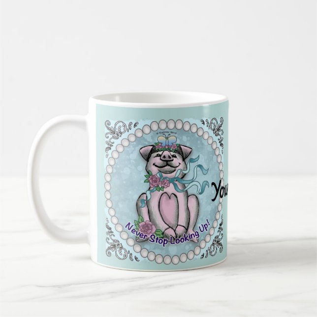 Pretty Piggy   Coffee Mug (Left)