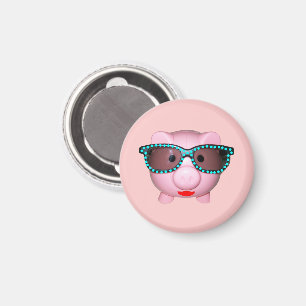 Pretty Piggy Magnet