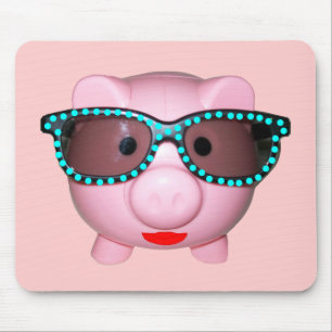 Pretty Piggy Mouse Pad