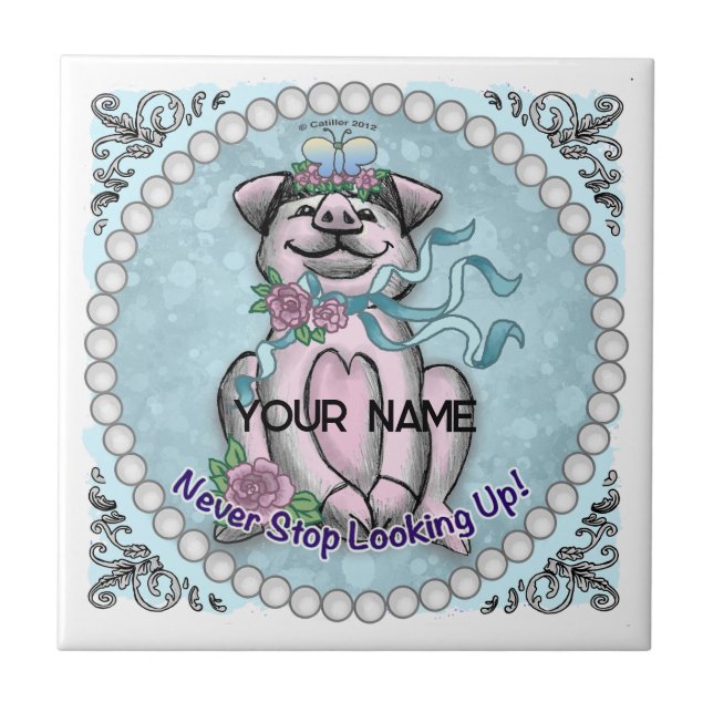 Pretty Piggy   Tile (Front)