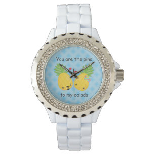 Pretty Pineapple Tropical Pina Colada Romantic Watch