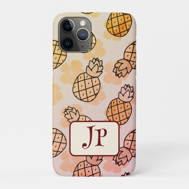 Pretty Pineapples Case-Mate iPhone Case (Back)