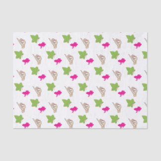 Pretty pink and green Celebrations Tissue Paper