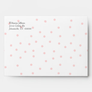 Pretty Pink and White Envelope