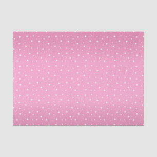 Pretty Pink and White Stars Tissue Paper