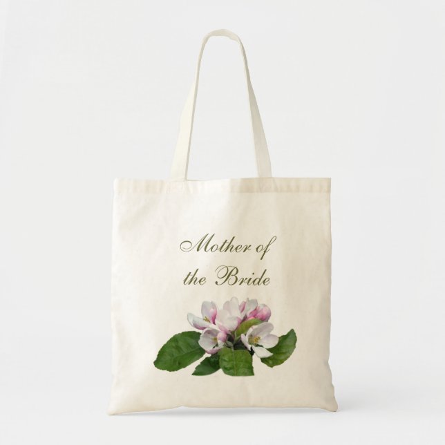 Pretty pink apple blossom wedding bag (Front)