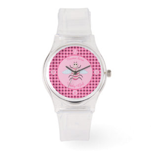 Pretty Pink Baby Girl Bee Custom Watch
