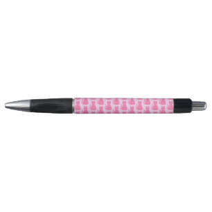 Pretty Pink Baby Girl Cat Patterned Pen