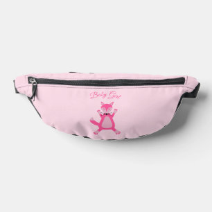 Pretty Pink Baby Girl Fox Custom Fanny Pack