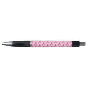 Pretty Pink Baby Girl Fox Patterned Pen